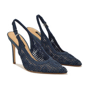 Fantels Woven Slingback Pumps