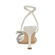 Ivid Rhinestone Bow Sandals