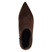 Brite Kitten Heel Ankle Leather Booties