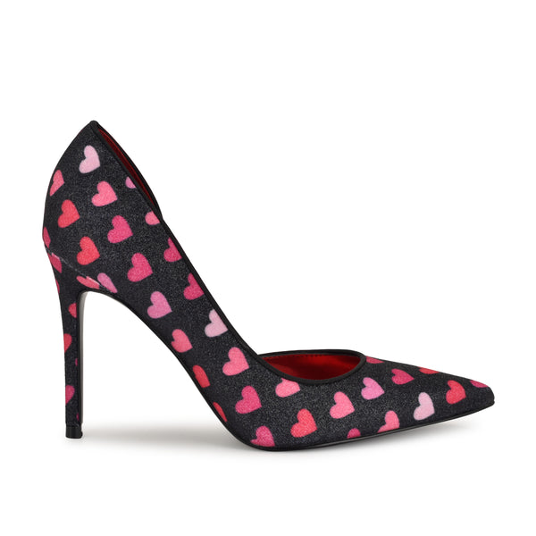 もあ　HEART MOTIF POINTED TOE PUMPS 2d2aff399725e1f3487384d7f3396b