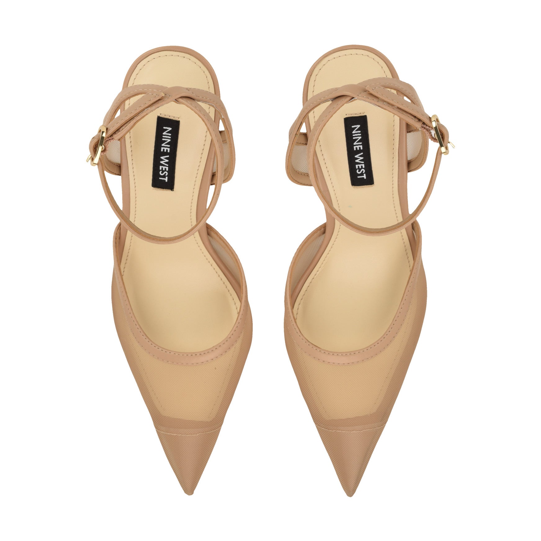 Gullia Mesh Ankle Strap Pumps