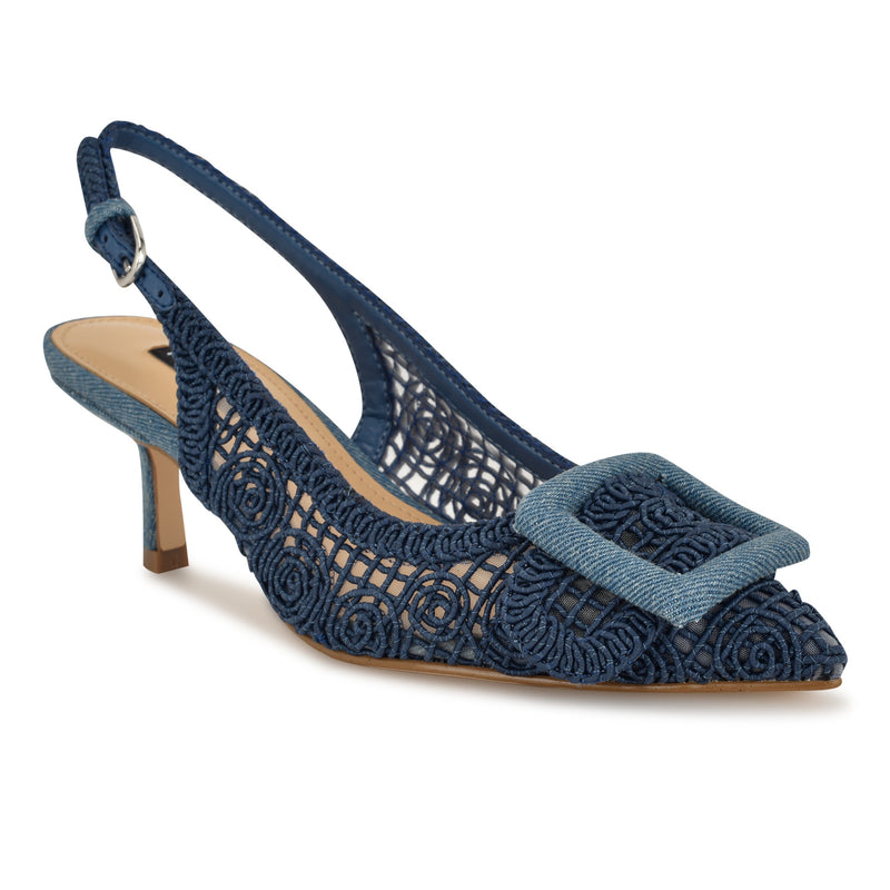 Nolla Woven Slingback Pumps
