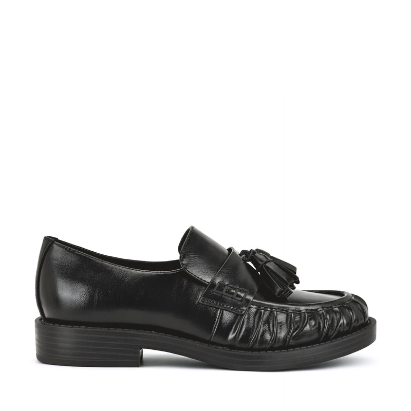 Gersen Ruched Tassle Loafers