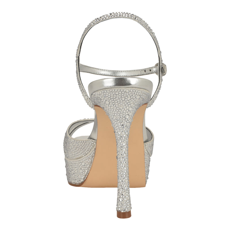 Marilyn Monroe Talent Platform Rhinestone Sandals