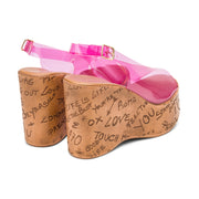 Locela Slingback Platform Wedges