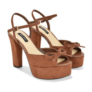 Nessle Platform Bow Sandals