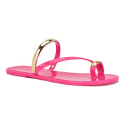 Seashell Jelly Flat Sandals