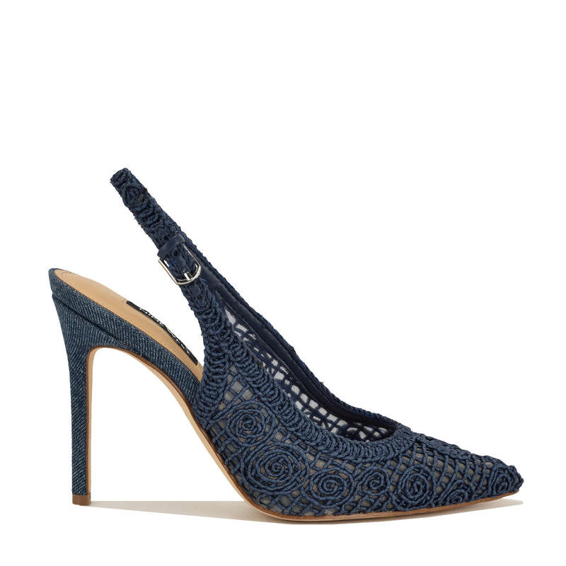 Fantels Woven Slingback Pumps