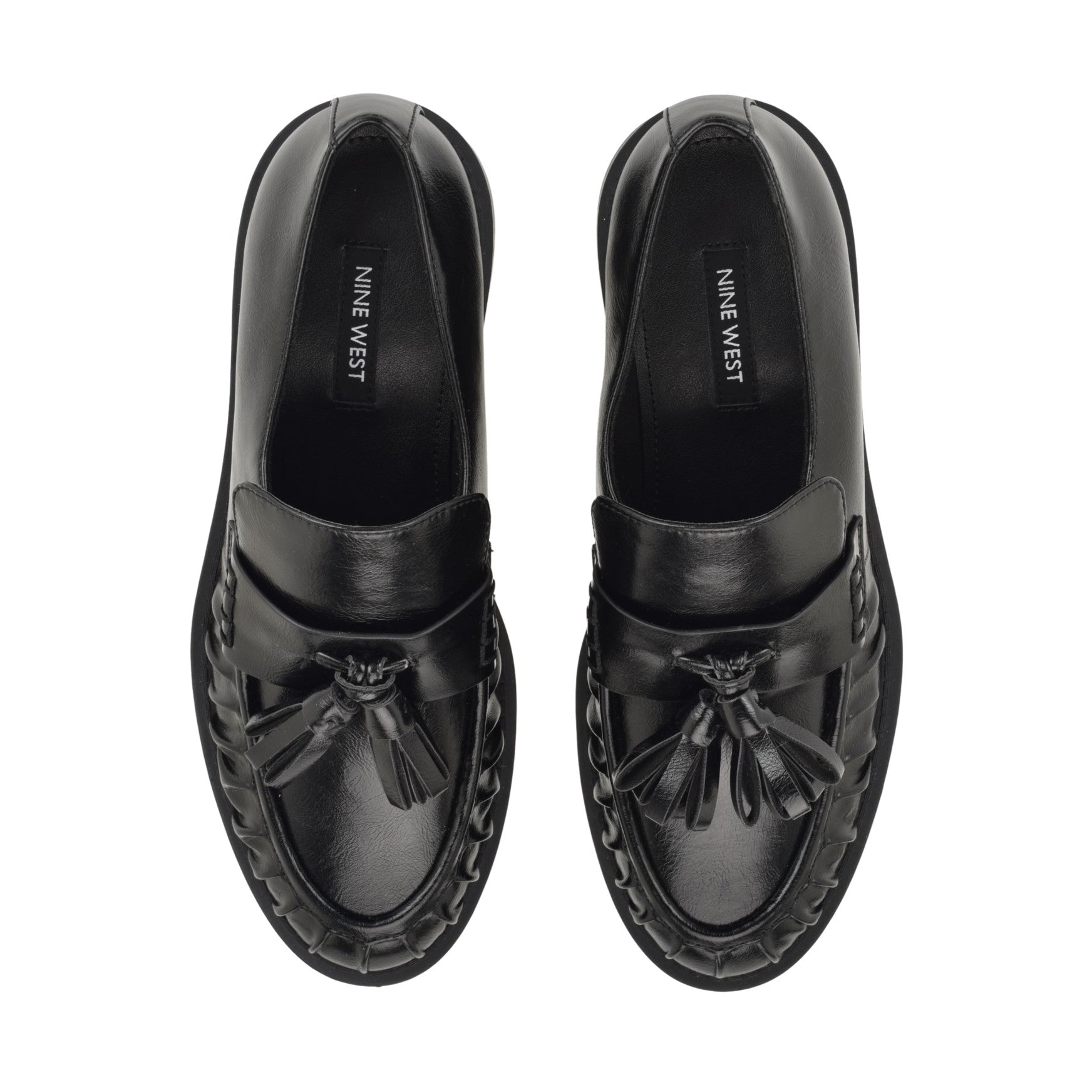 Gersen Ruched Tassle Loafers