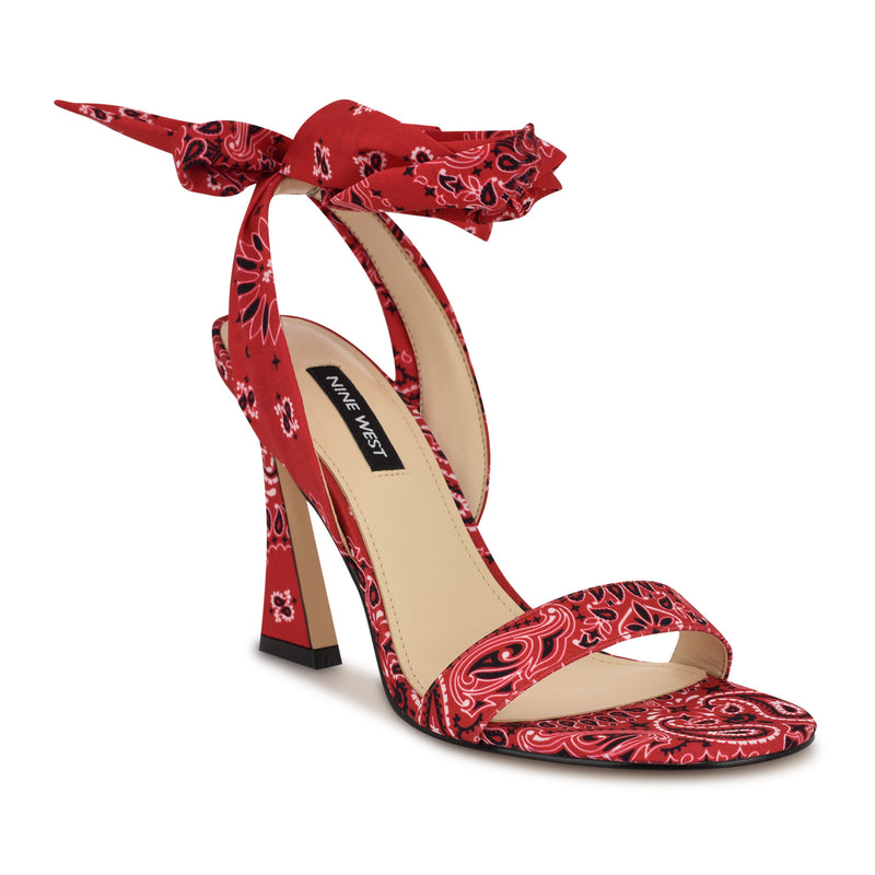 Kelsie Ankle Wrap Heeled Sandals