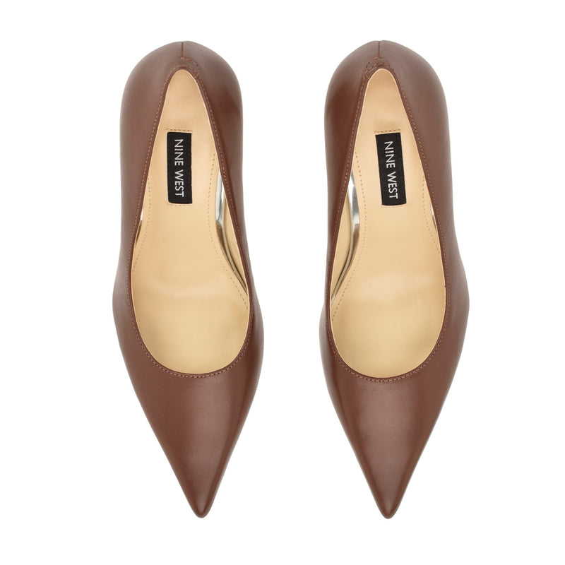 Gemmha Leather Pointy Toe Pumps
