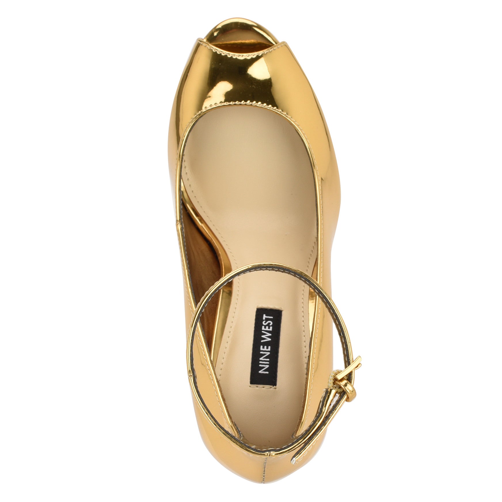 Nine West Women's Hinko Peep Toe Platform Pumps Patent (Size 8.5) , Medium Width Nine West Women's Hinko Peep Toe Platform Pumps Patent (Size 8.5) , Medium Width