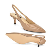 Cassy Kitten Heel Slingback Pumps