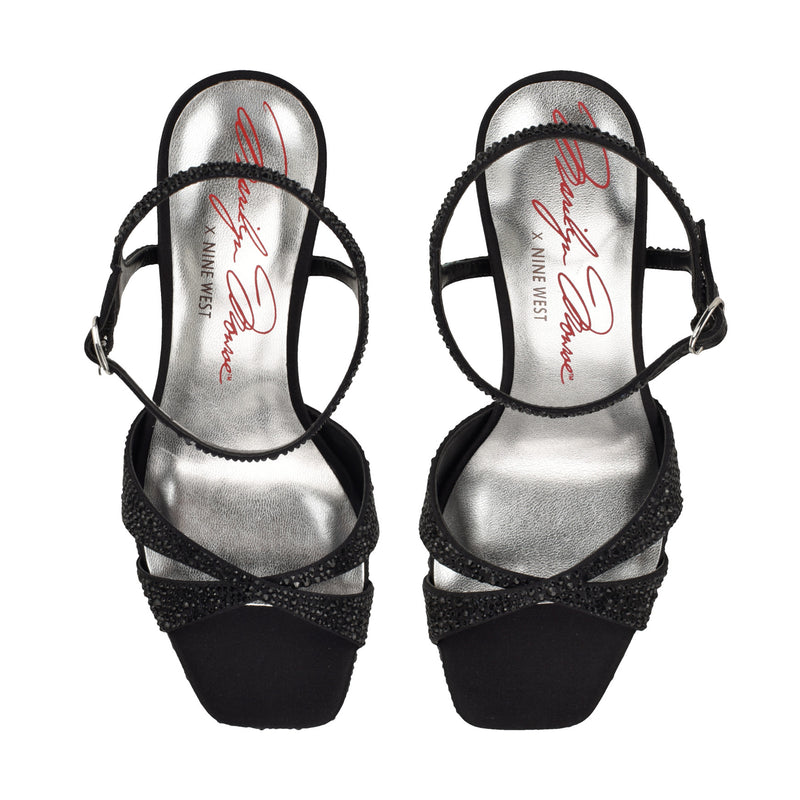 Marilyn Monroe Talent Platform Rhinestone Sandals
