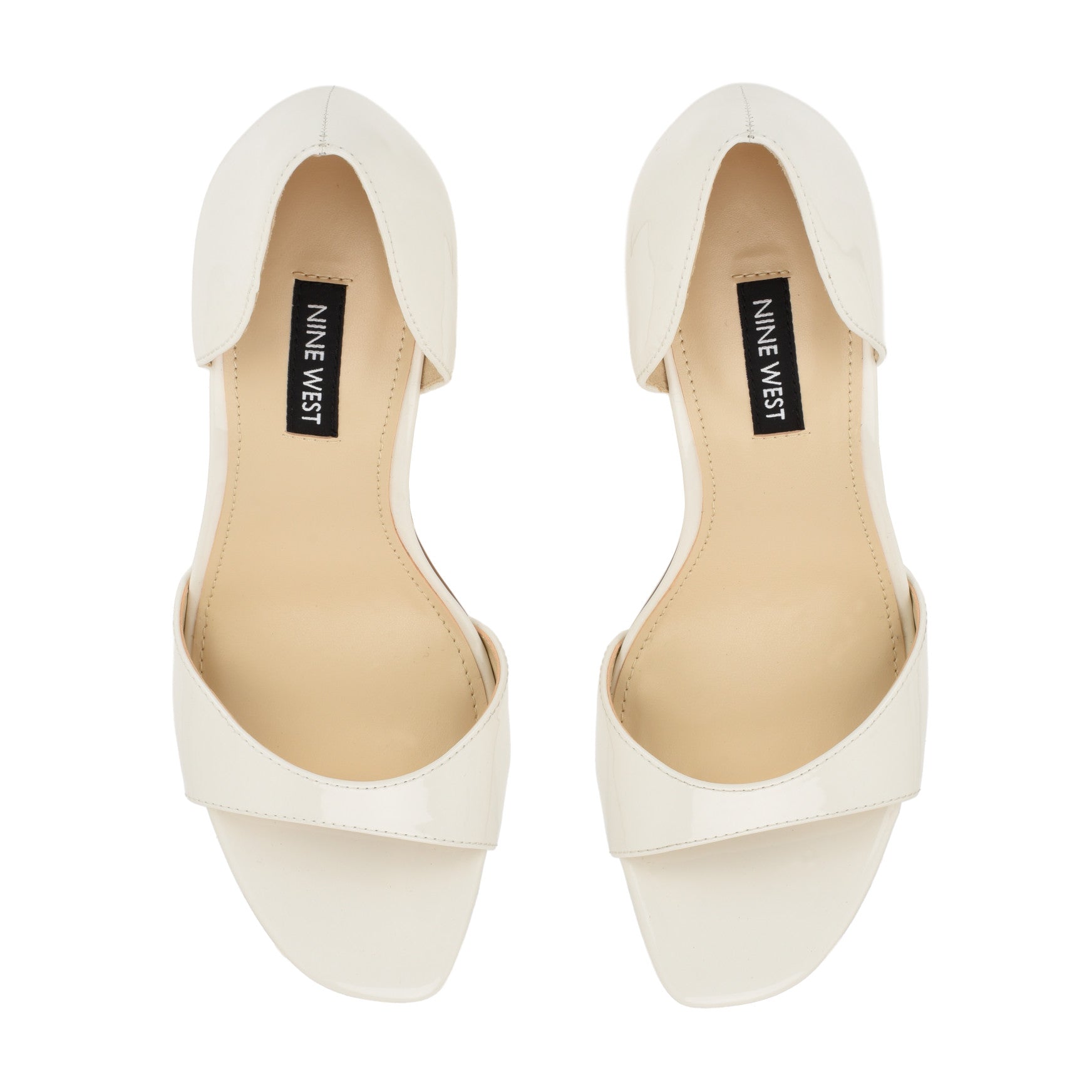 Women's Kylva Heeled Sandals - White Patent | Nine West