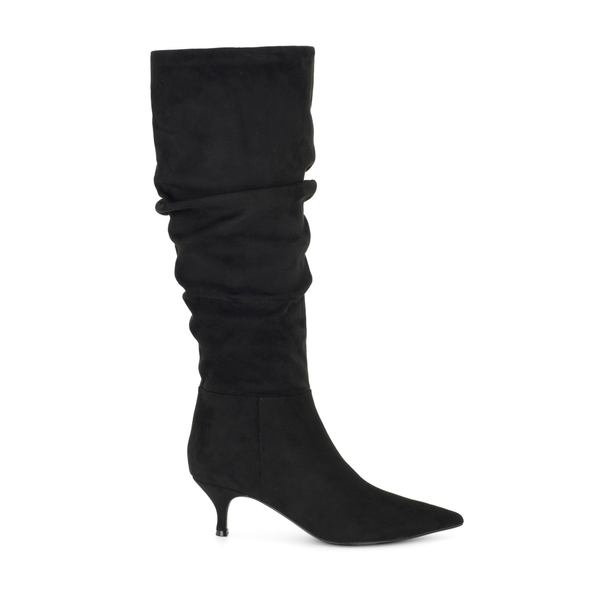 Sawyor Kitten Heel Slouch Boots