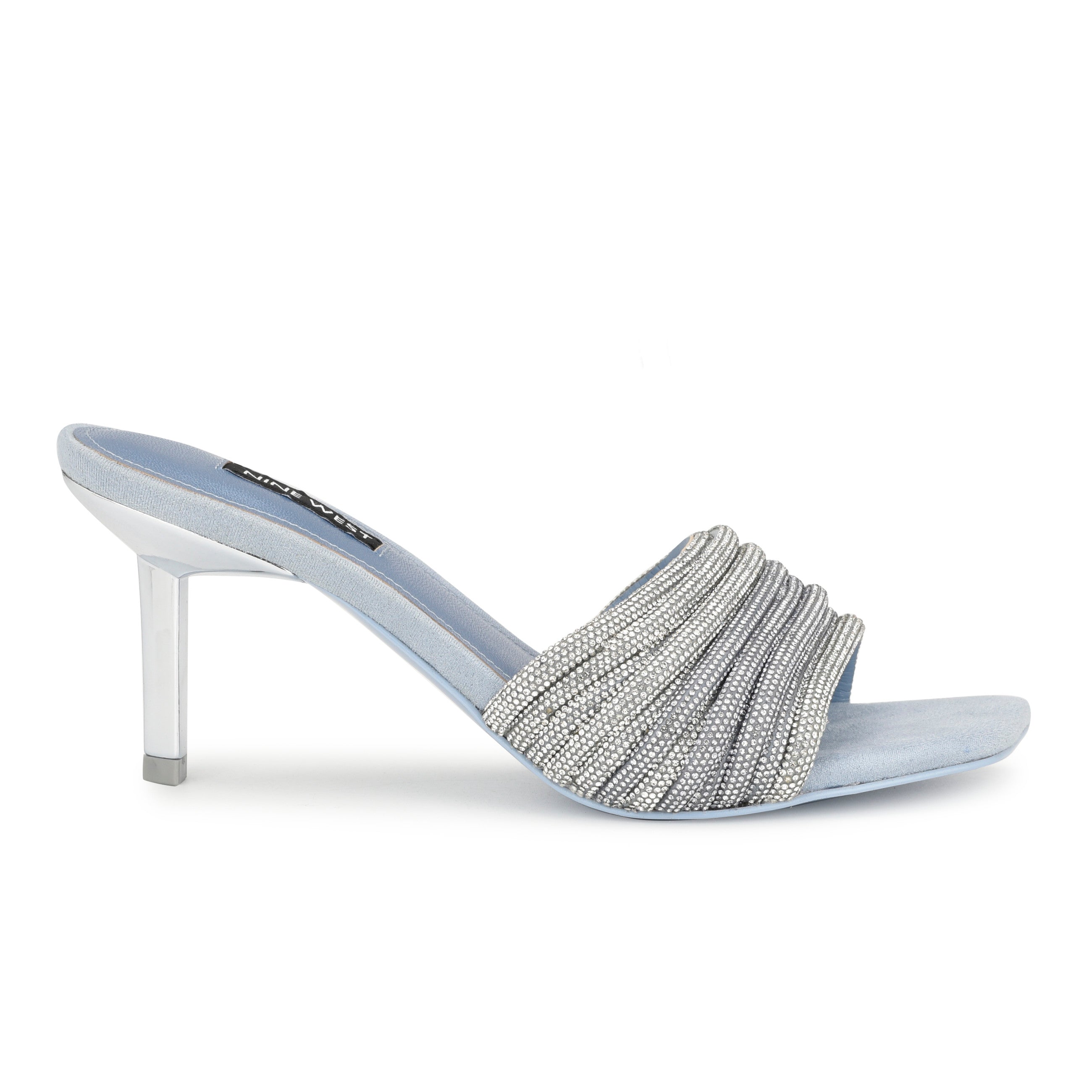 Nine west marina 2025 heeled slide sandals