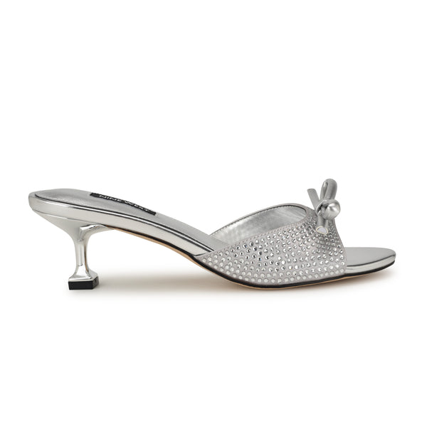 Nine West*上品*リボン*ラインストーン*サンダル*ミュール/Delly 39a541bbb4cc2bfd467103e10d59dc