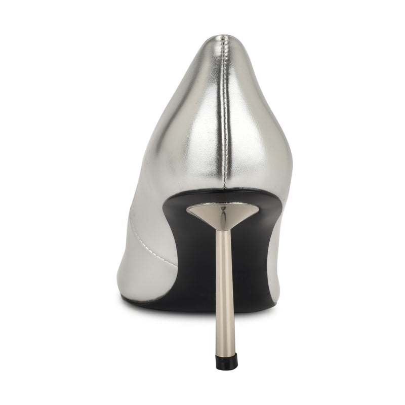 Nine West Deonne Pump | Women's | Silver Metallic | Size 6.5 | Pumps Nine West Deonne Pump | Women's | Silver Metallic | Size 6.5 | Pumps