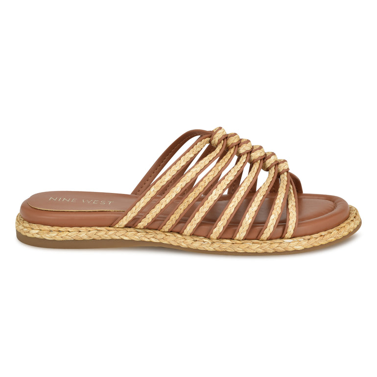 나인웨스트 NINEWEST Adila Flat Espadrille Sandals