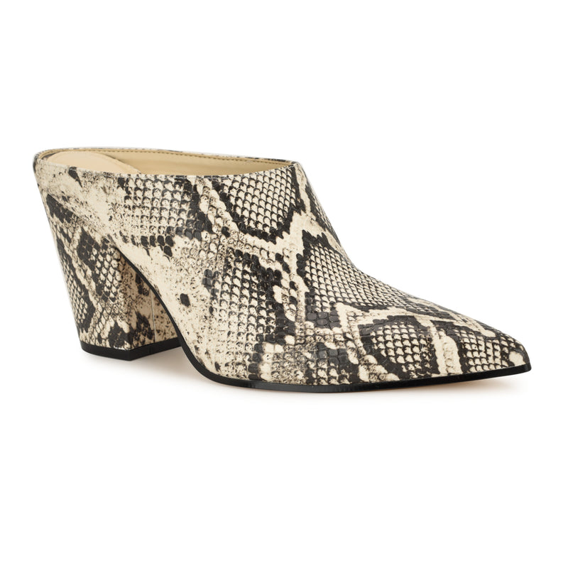 dress mule shoes for women Marcella | Jett Buckle Mules | Black | Size 9 | Italian Leather | Pointed Toe Kitten Heel Mules night wear Nine West Amini Women's Shoes