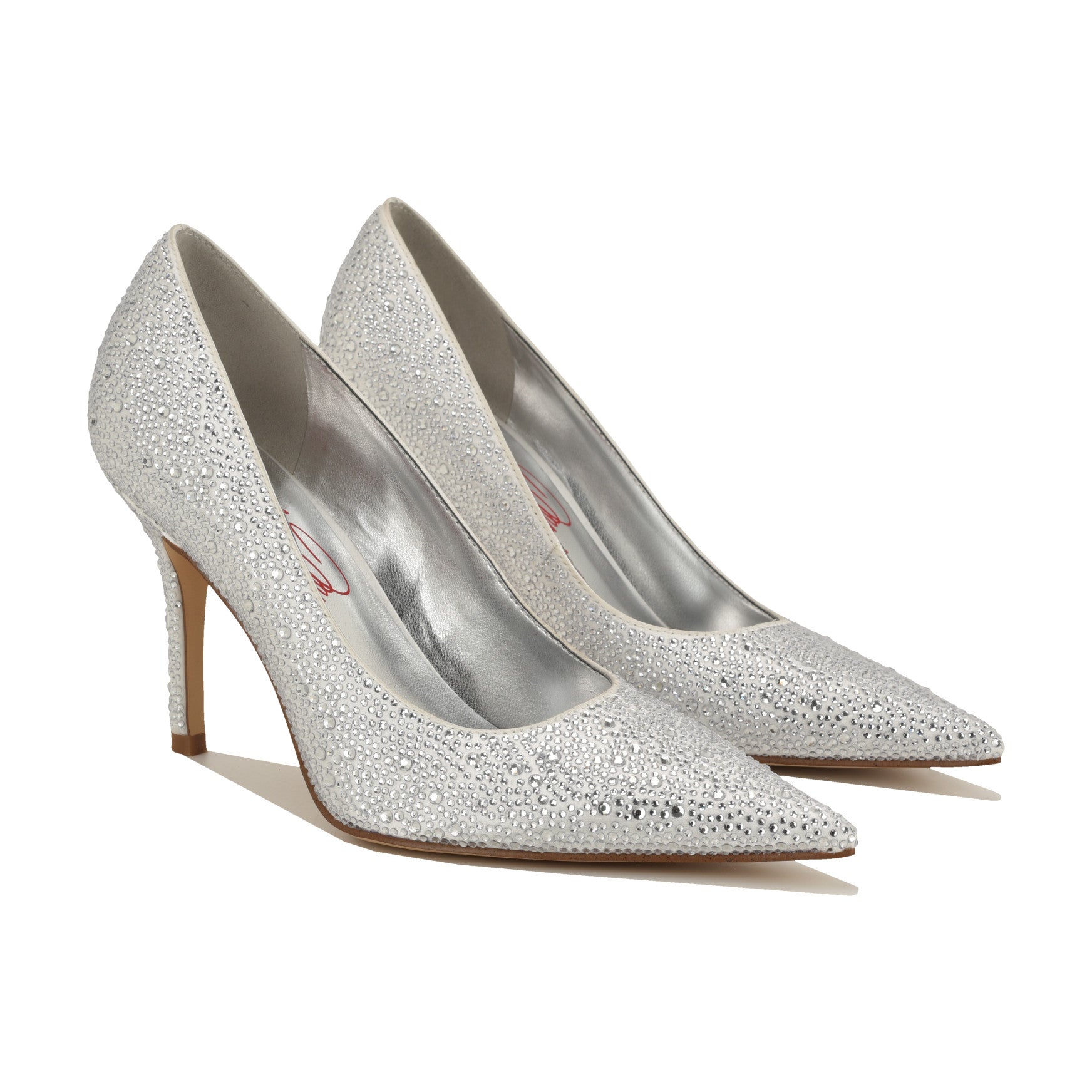 Nine West Women's Glamor Rhinestone Stiletto Pumps - White