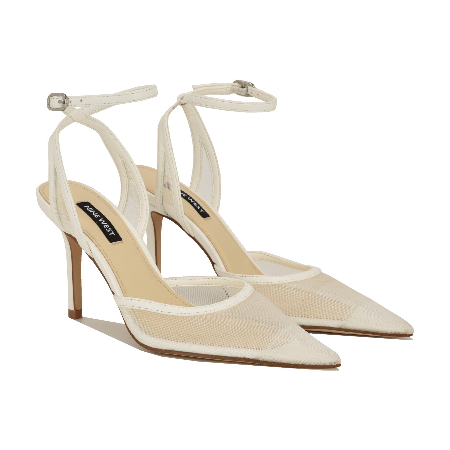 Gullia Mesh Ankle Strap Pumps