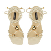 Niraa Ankle Wrap Flat Sandals