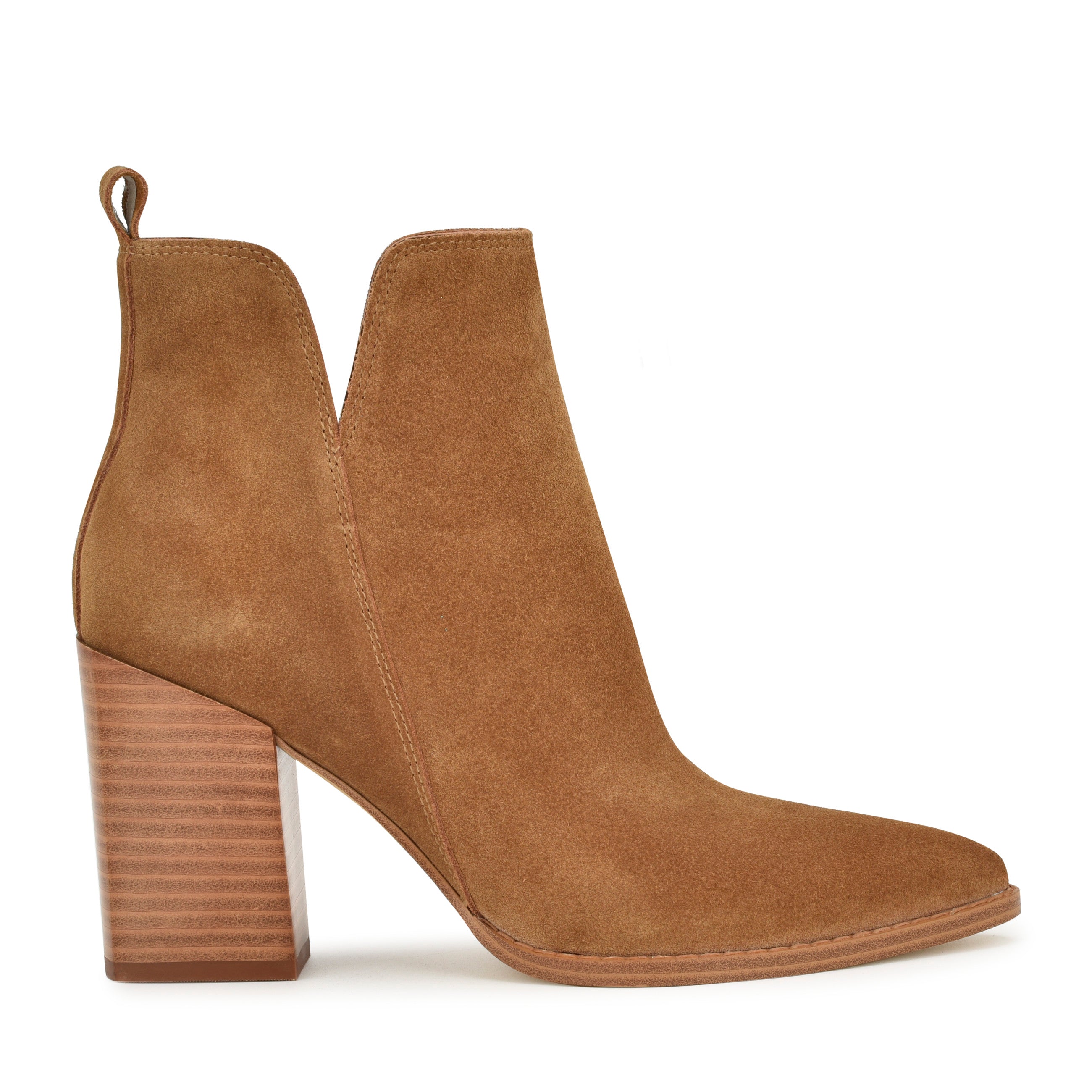 Birds Block Heel Booties