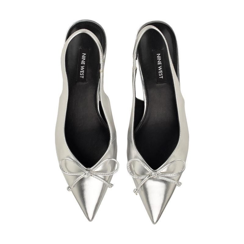 Evaa Kitten Heel Slingback Pumps