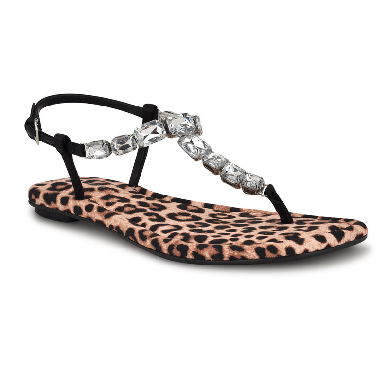 Dynasti Embellished Flat Sandals