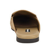 Evans Leather Loafer Mules