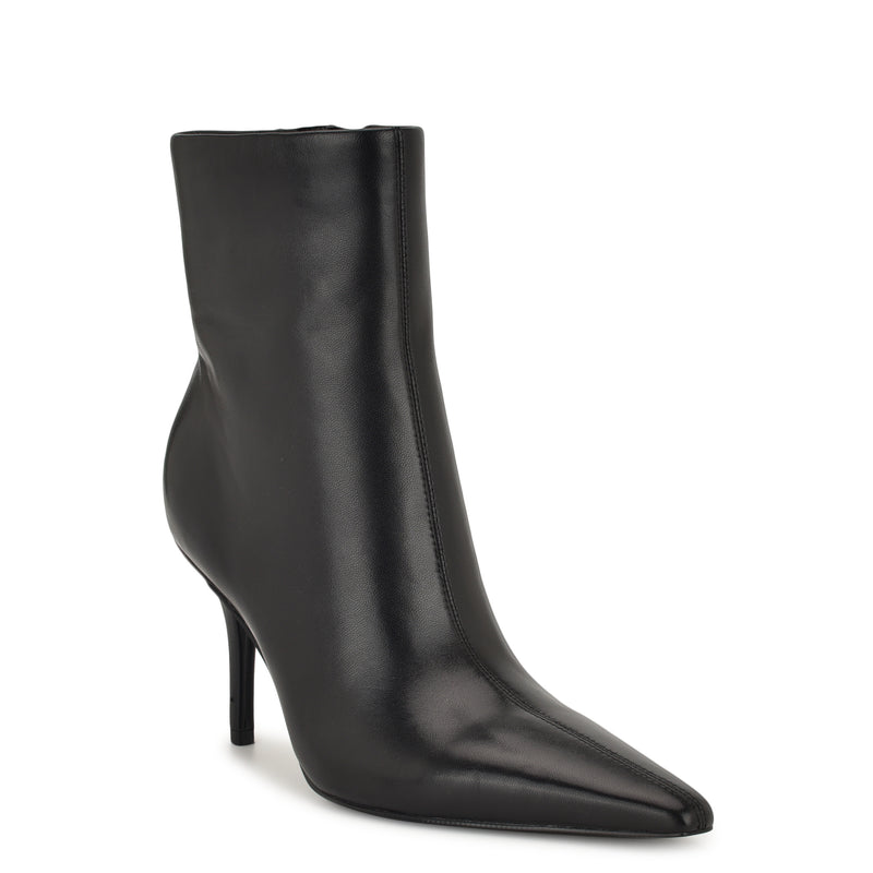 Ohmy Pointy Toe Stiletto Heel Dress Booties