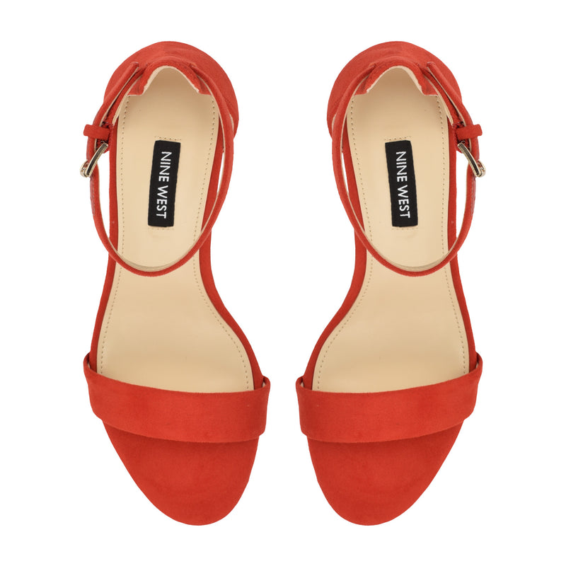 Pruce Ankle Strap Block Heel Sandals