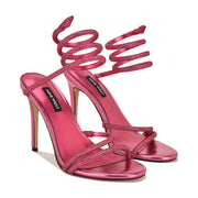 Maskil Ankle Wrap Heeled Sandals