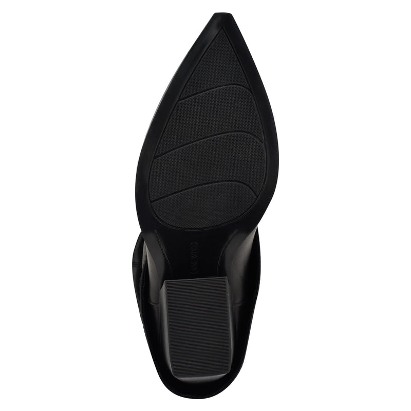 Mocassin femme noir satiné | Mocassin original | Bout pointu. Talon Mocassin femme noir satiné | Mocassin original | Bout pointu. Talon