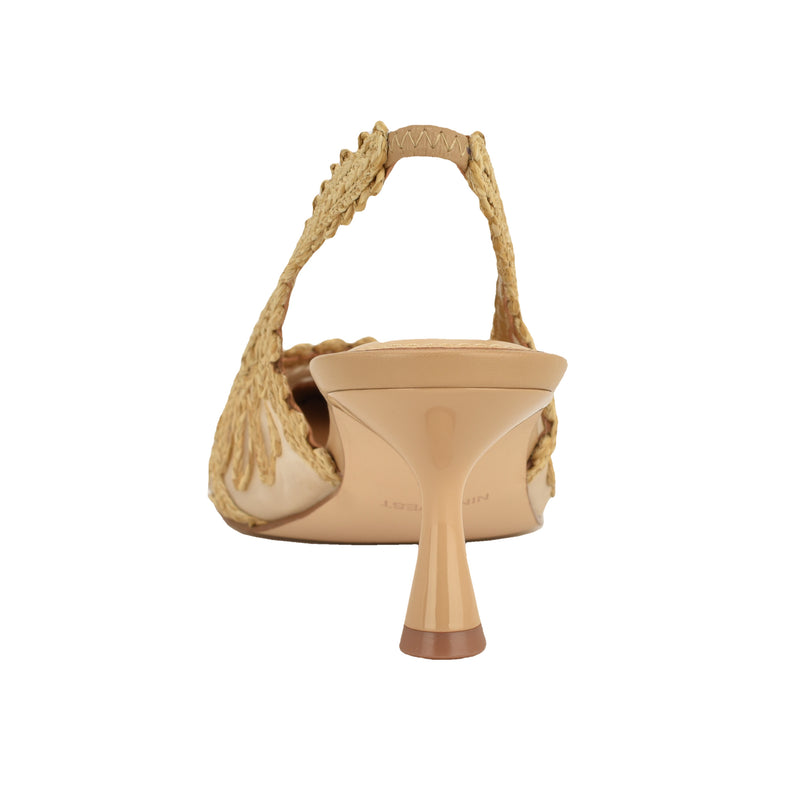 Romaine Woven Slingback Pumps