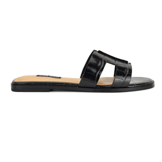 Giny Slip-On Flat Studded Sandals