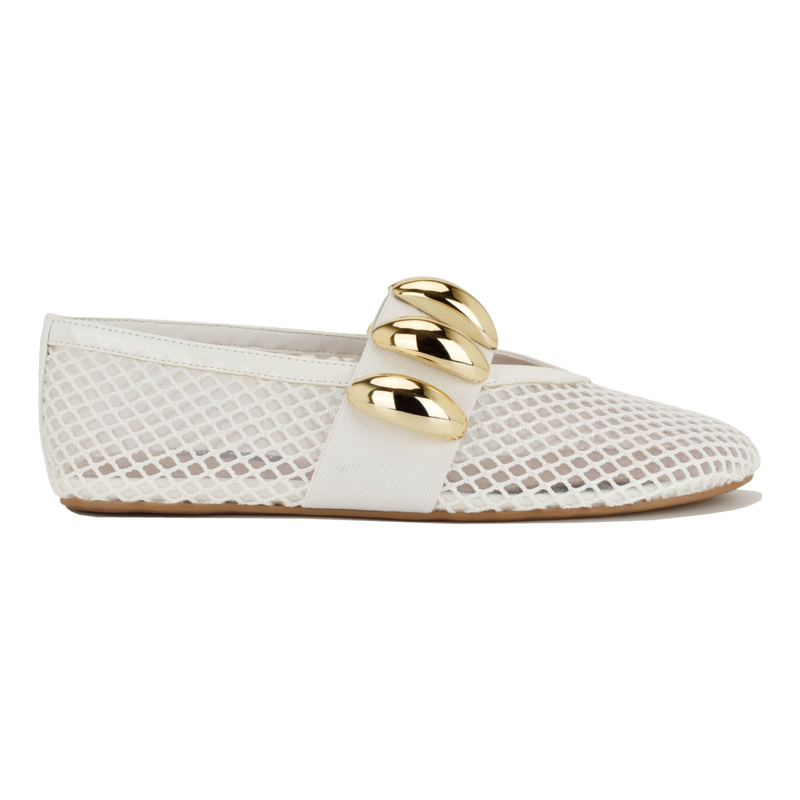 Dorra Mesh Mary Jane Ballet Flats