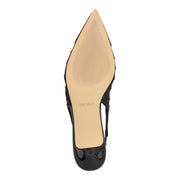 Edela Woven Kitten Heel Slingback Pumps