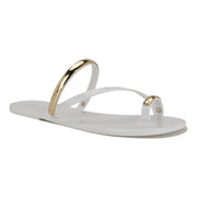 Seashell Jelly Flat Sandals