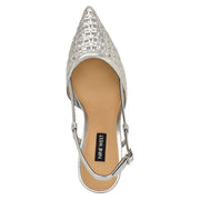 Floree Woven Slingback Pumps