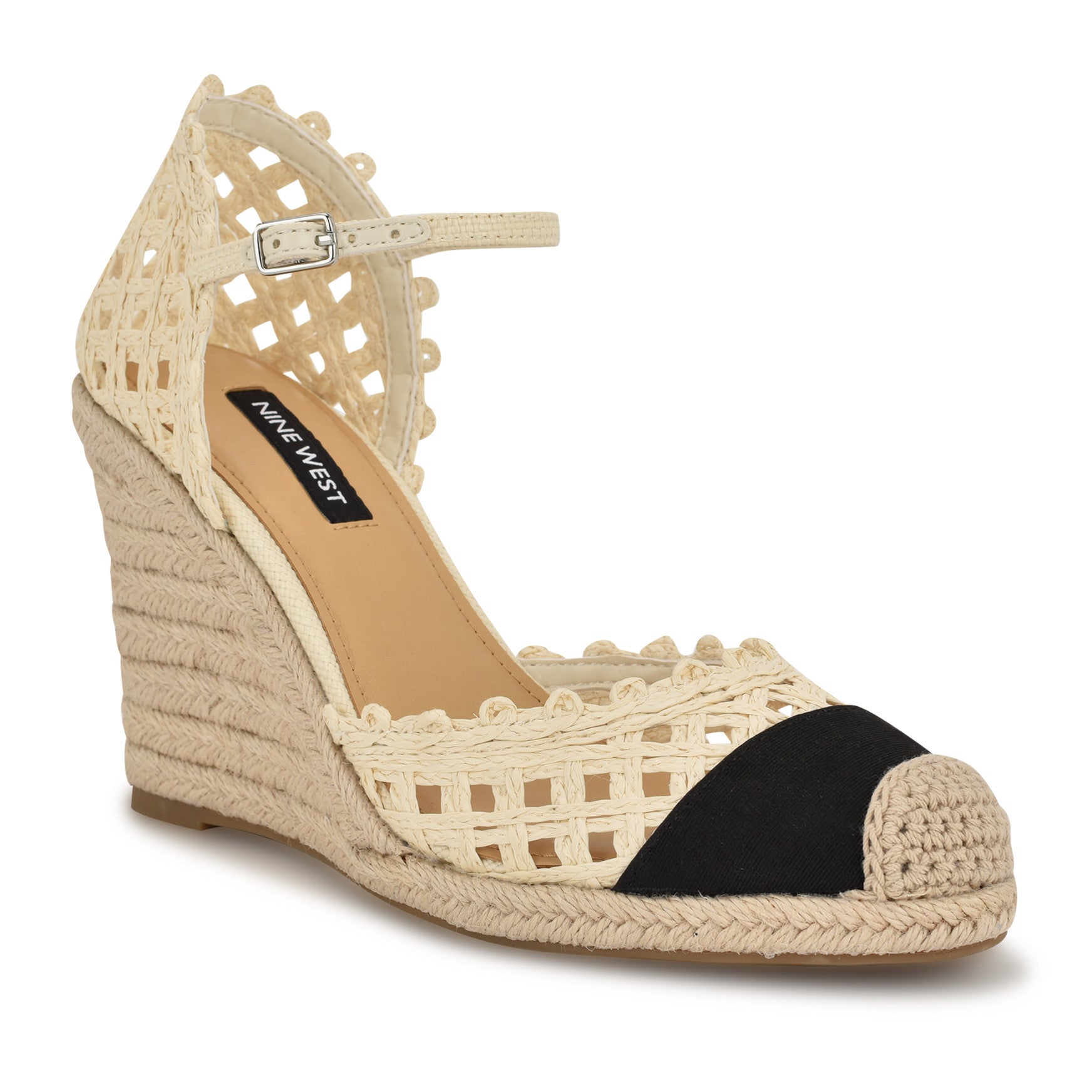 Mckinly Cap Toe Espadrille Wedges