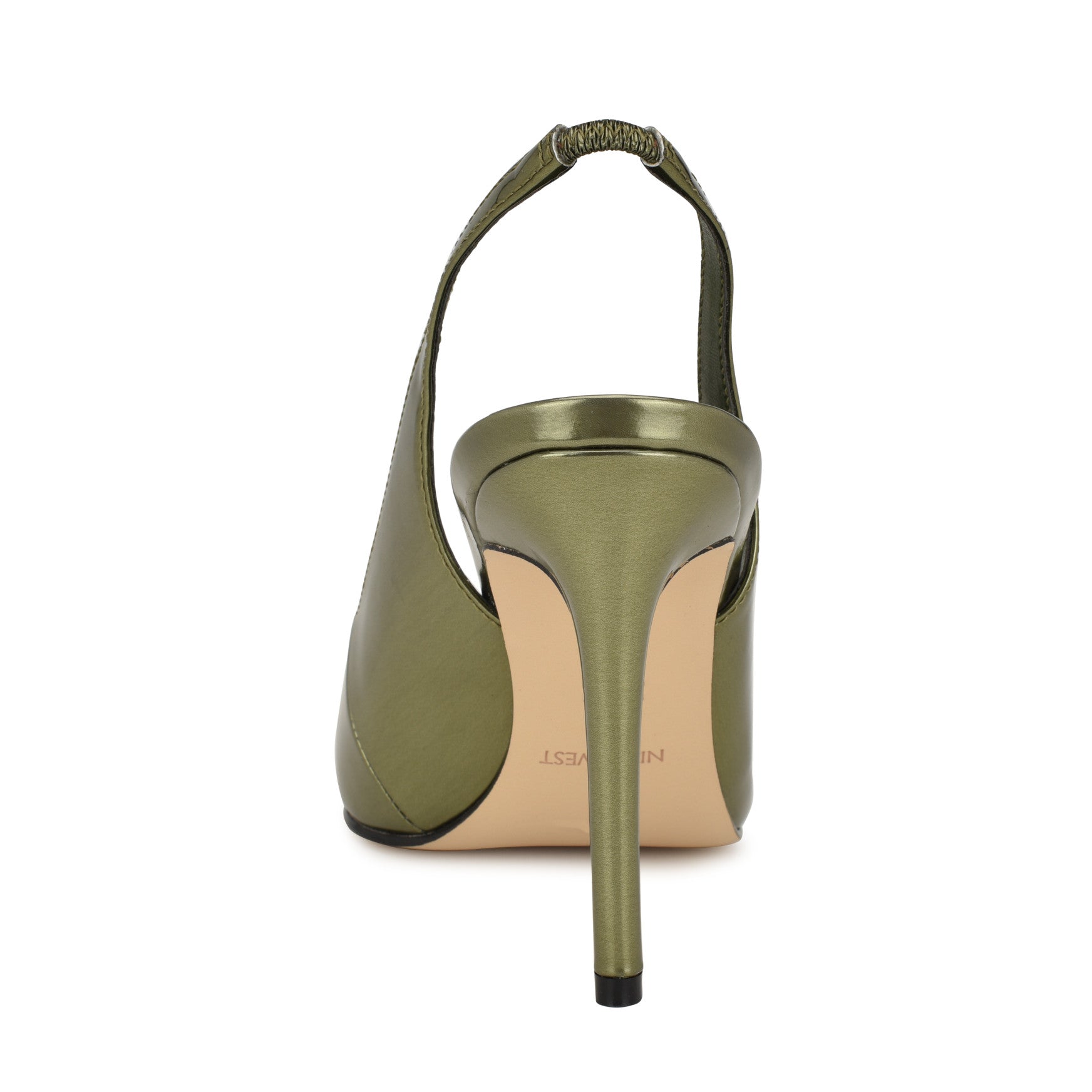 Feather Pointy Toe Slingback Pumps