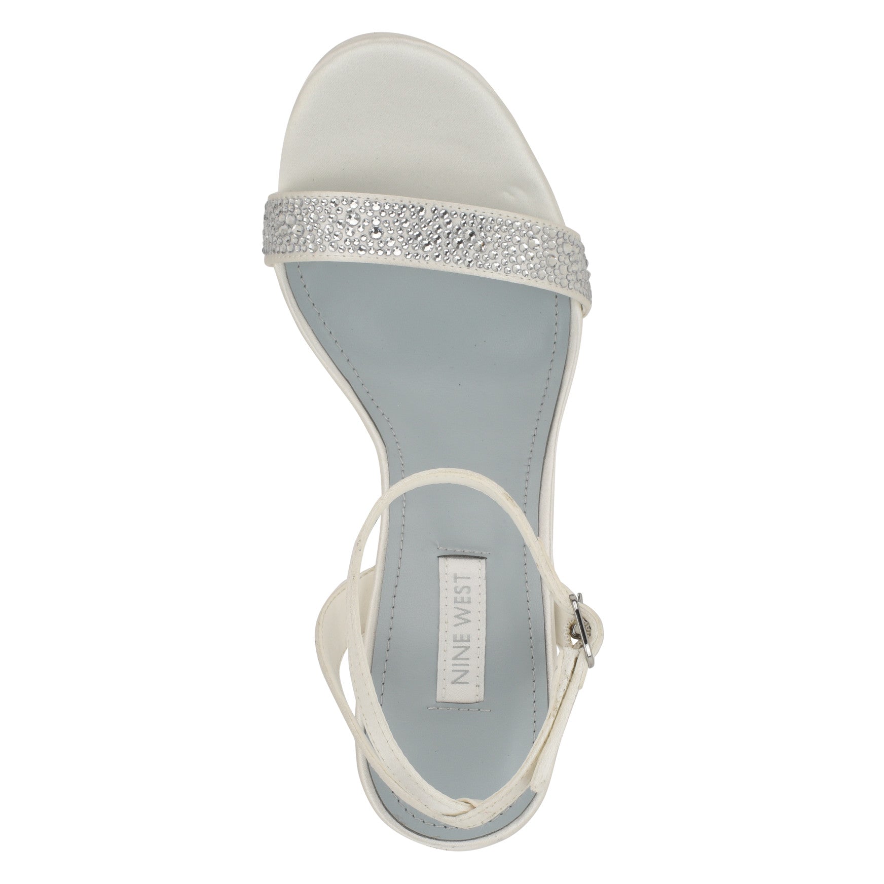 white dress sandals low heel Nine West Loola Sandal | Women's | Ivory | Size 8.5 | heels | Sandals | Ankle Strap