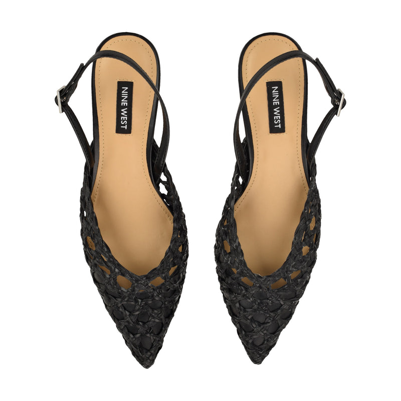 Randela Woven Slingback Pumps