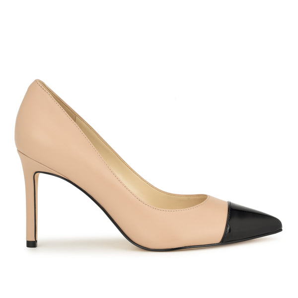 Nine west henra store flared heel pump