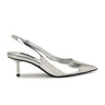 Hunny Pointy Toe Dress Slingback Pumps