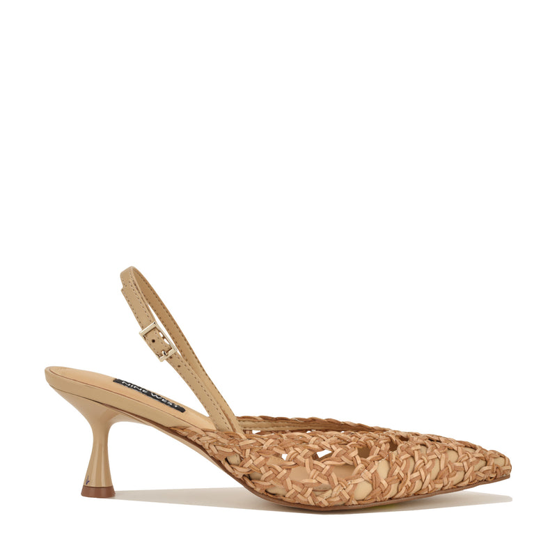 Randela Woven Slingback Pumps