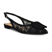 Jasser Woven Slingback Flats